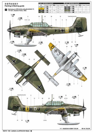 Trumpeter 03215 Junkers Ju-87B-2 U4 Stuka 1/32 – immagine 4