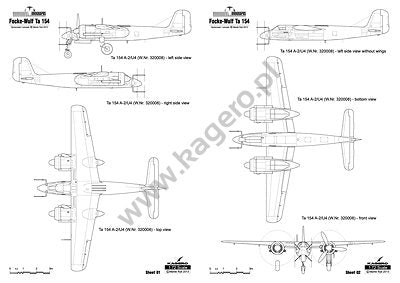 Kagero 3051 Focke-Wulf Ta 154 &amp;quot;Moskito&amp;quot; (EN) – obrázek 3