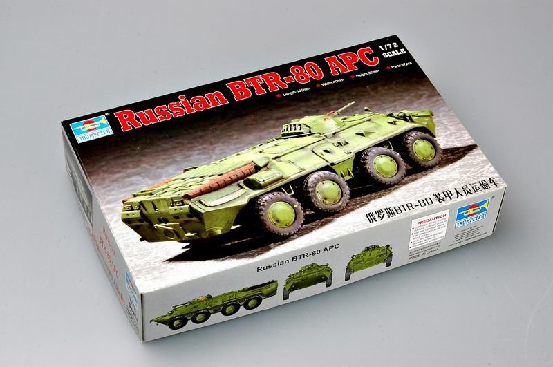Trumpeter 07267 Russian BTR-80 Armored Personnel Carrier (1/72) – image 2