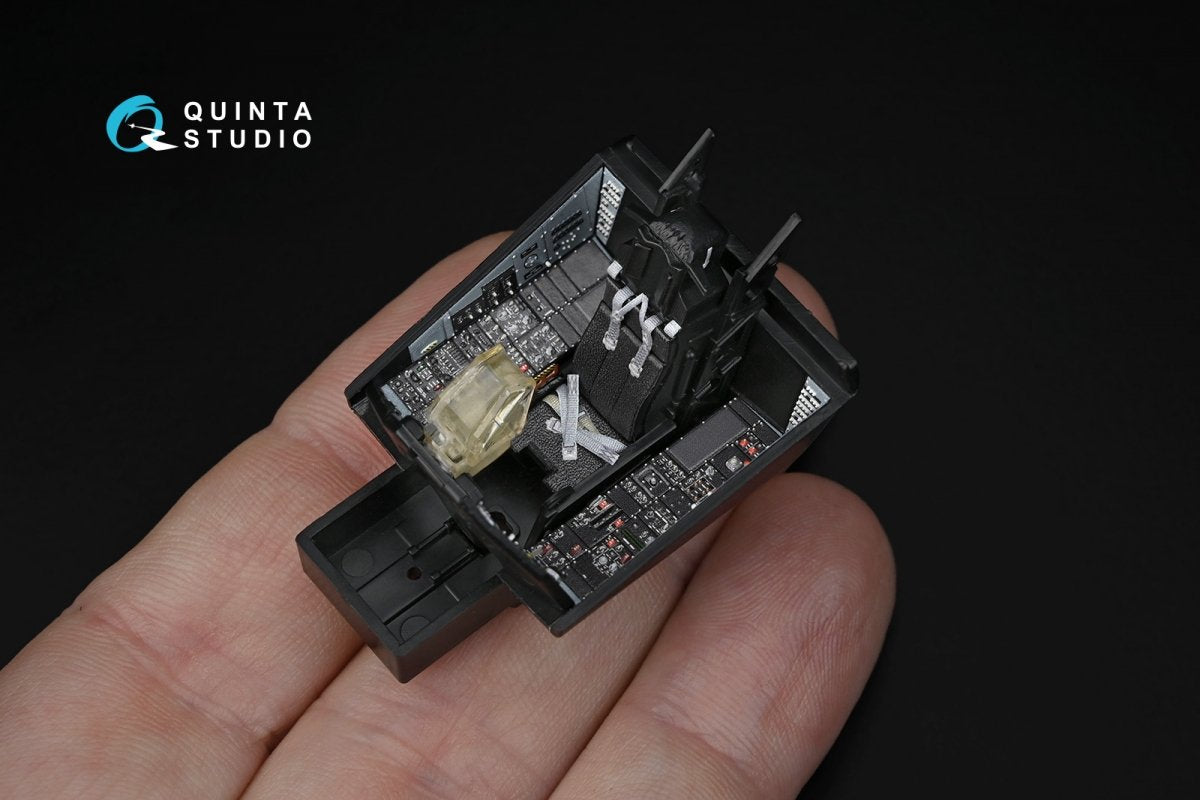 Quinta Studio QD48169 F-117A 3D-Printed &amp;amp; colored Interior on decal paper (for Tamiya kit) 1/48 – image 6
