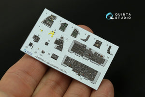 Quinta Studio QDS-32003 F-16C 3D-Printed &amp;amp; colored Interior on decal paper (Tamiya) (small version) 1/32 – Bild 8