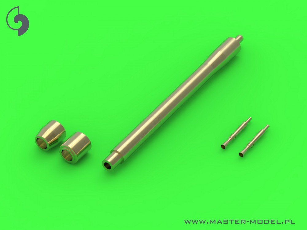 Master GM-72-005 British QF 6-pdr (57mm) - version Mk.III L/43 (short) + Besa MG tips - for Crusader Mk.III, Churchill Mk.III/IV, Valentine Mk.VIII/IX 1/72