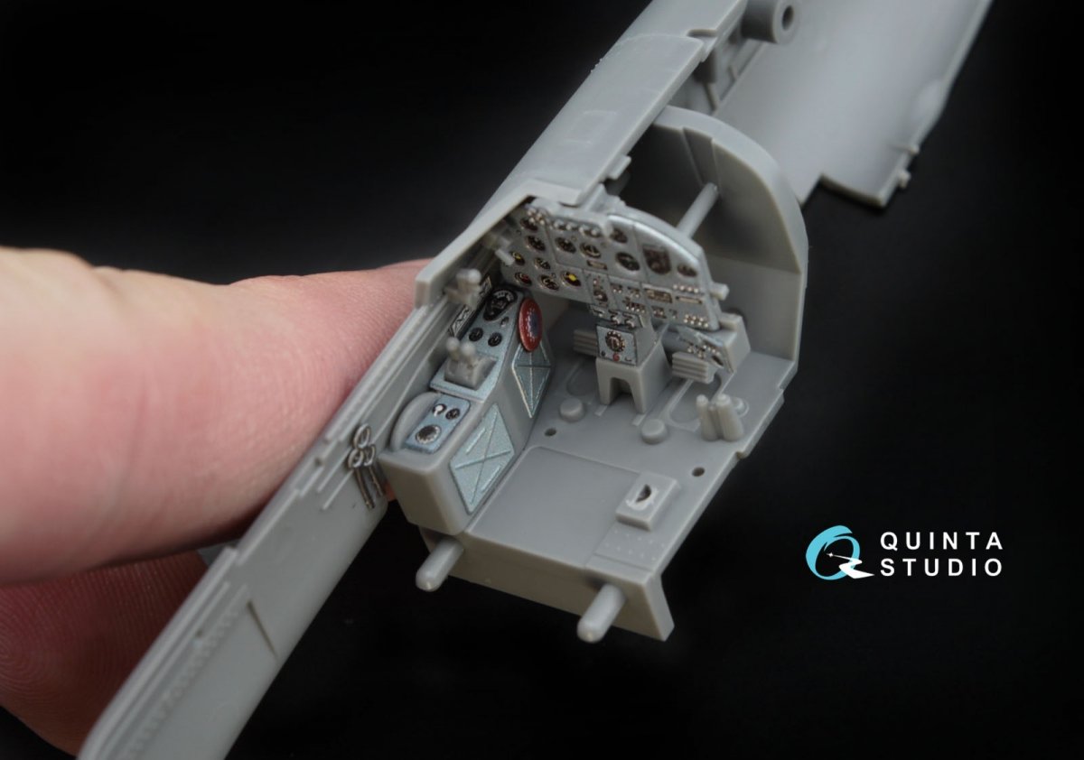 Quinta Studio QD48020 IL-2 3D-Printed &amp;amp; coloured Interior on decal paper (for Tamiya kit) 1/48 – zdjęcie 4