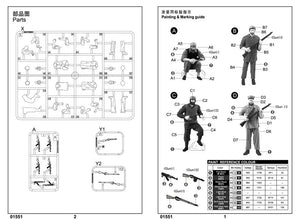 Trumpeter 01551 Russian T-62 Mod.1975 (Mod.1962+KTD2) – imagen 4