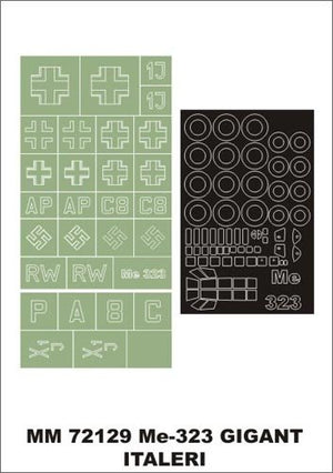 Montex MM72129 Me 323 Gigant ITALERI 1104 1/72