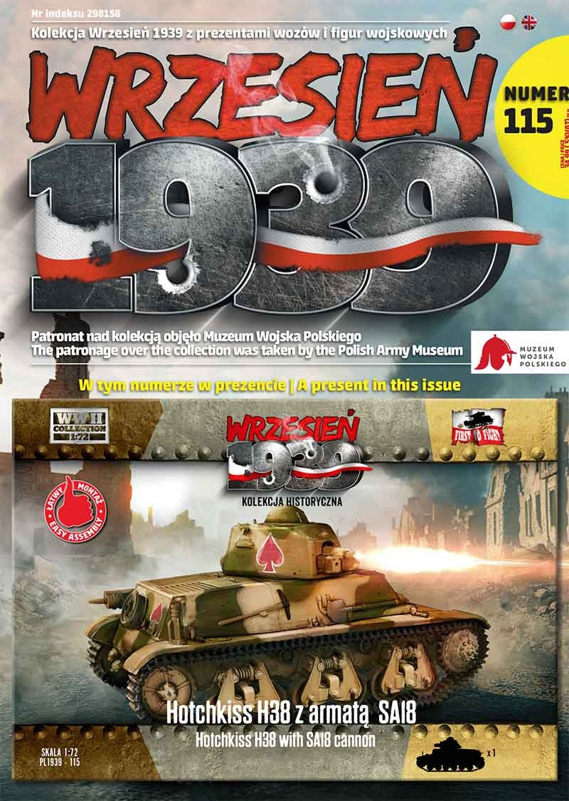 First to Fight PL115 Hotchkiss H38 With SA18 Cannon 1/72