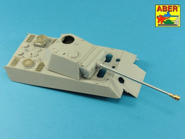 Aber 35L-300 Barrel with muzzle brake for Panther G for Takom 1/35 models – imagen 7