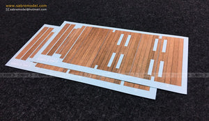 Saber 35B03 Complete Wood Grain Decals for railcar deck (For SABER 35A05) 1/35