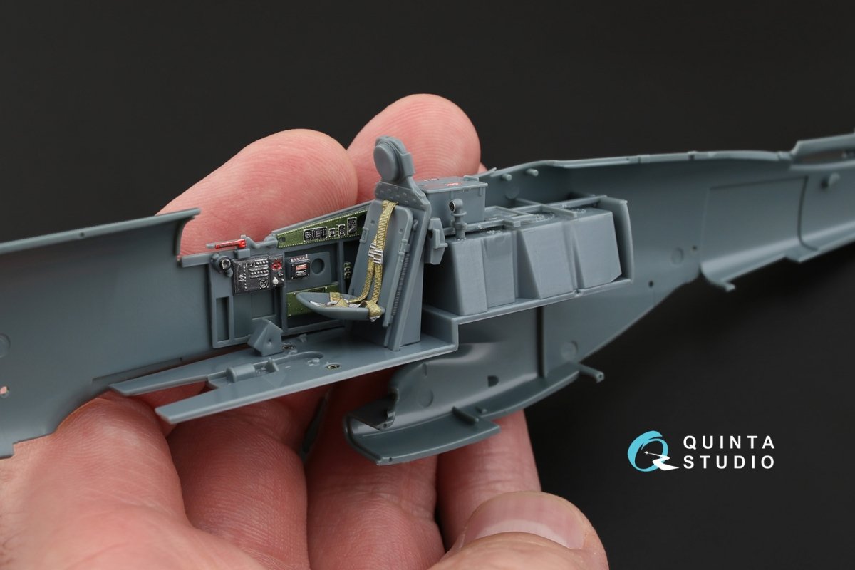 Quinta Studio QD48065 P-51D (Early) 3D-Printed &amp;amp; colored Interior on decal paper (for Eduard kit) 1/48 – Bild 5