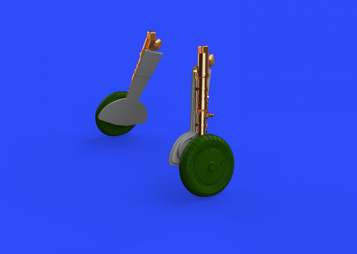 Eduard 648309 Bf 109G undercarriage legs BRONZE EDUARD 1/48 – image 2