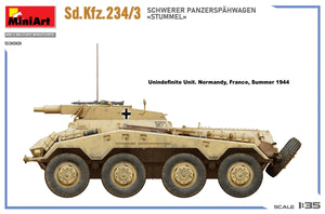 MiniArt 53001 Sd.Kfz.234/3 SCHWERER PANZERSPAHWAGEN STUMMEL 1/35 – image 17
