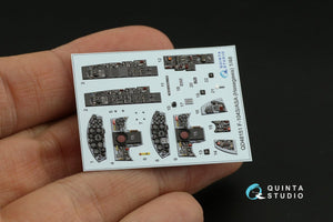 Quinta Studio QD48151 F-104S-ASA 3D-Printed &amp;amp; colored Interior on decal paper (Hasegawa) 1/48 – immagine 7