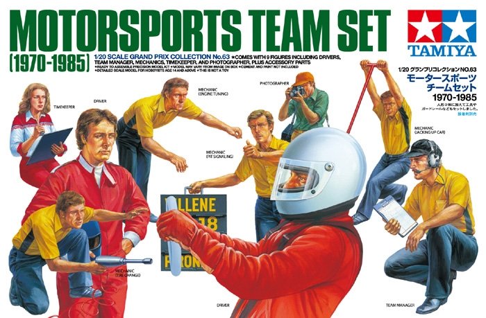 Tamiya 20063 Motosport Team 1970-1985 1/20
