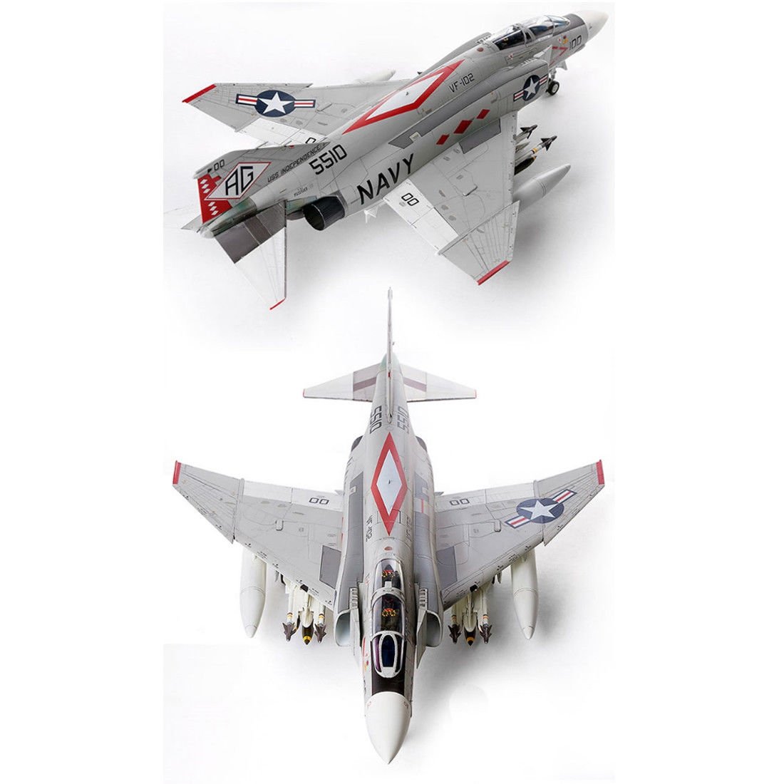 Academy 12323 USN F-4J VF-102 Diamondbacks 1/48 – image 8