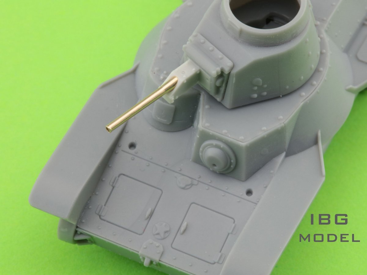 Master GM-72-015 Type 95 Ha-Go - 37 mm Type 94 gun barrel with resin mount (for IBG model) 1/72 – immagine 8
