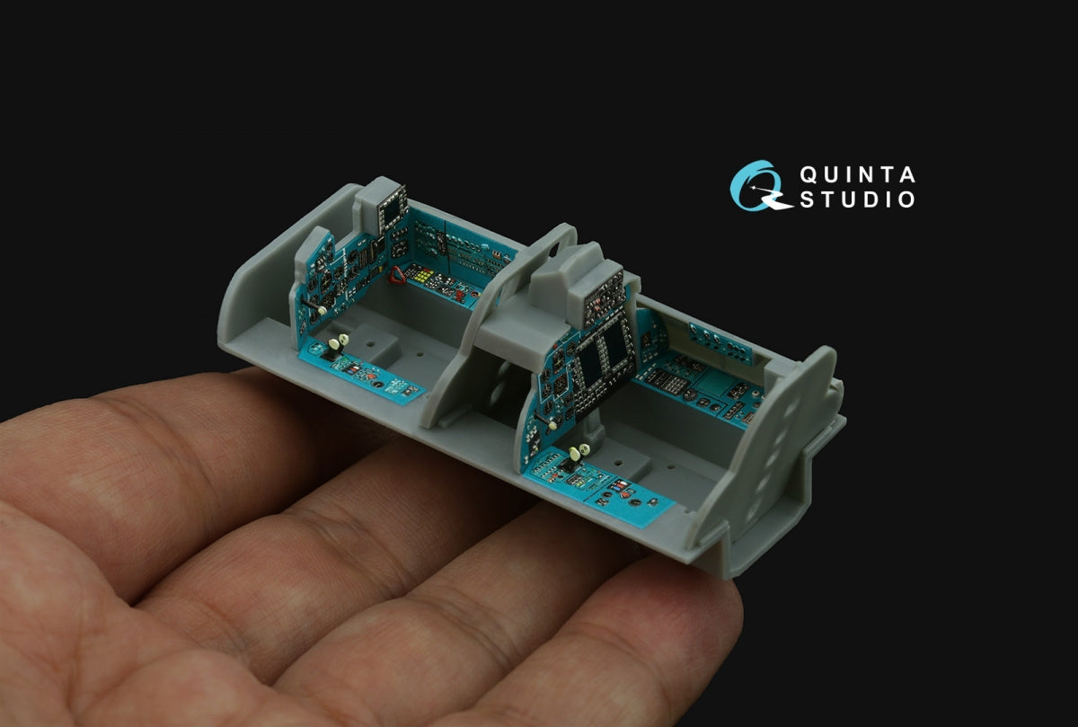 Quinta Studio QD48505 MiG-31BM 3D-Printed &amp;amp; colored Interior on decal paper (Hobby Boss) 1/48 – immagine 7