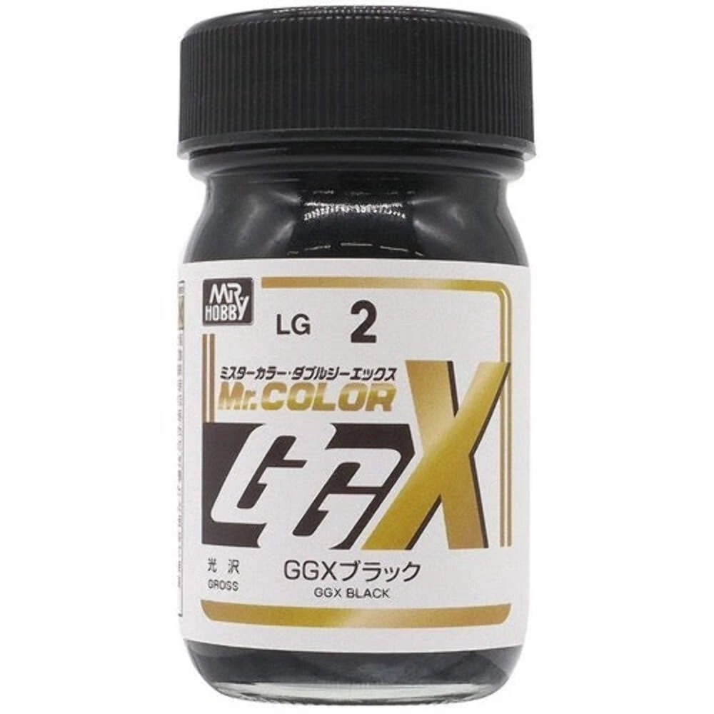 Gunze Sangyo LG002 Mr Color GGX Gloss Black 60ml