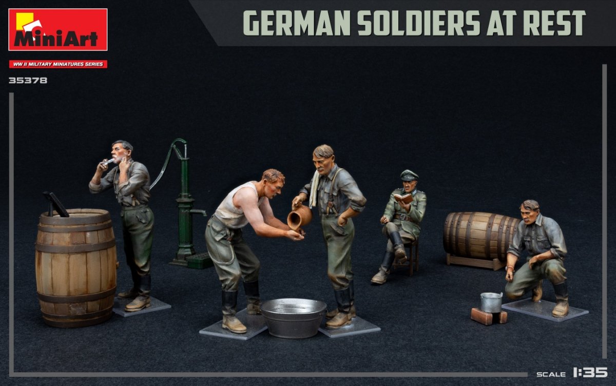 MiniArt 35378 GERMAN SOLDIERS AT REST. SPECIAL EDITION 1/35 – Bild 4