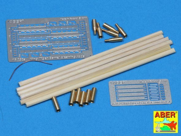 Aber 16052 Barrel cleaning rods with brackets for Tiger II 1/16
