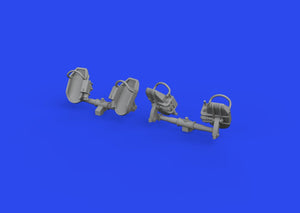Eduard 632192 Bf 109E rudder pedals early PRINT 1/32 – obrázek 3