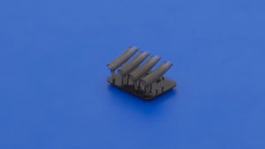 Omask 104820 Hs 129 Exhausts curved (for Hasegawa/Hobby 2000) 3D print 1/48 – obrázek 3