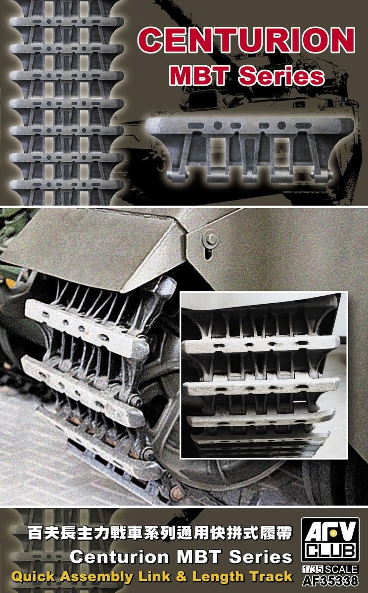 AFV Club 35338 Centurion MBT Series Quick Assembly Link & Length Track 1/35