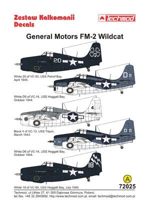 Techmod 72025 - General Motors FM-2 Wildcat 1/72 – imagen 2