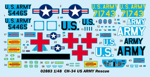 Trumpeter 02883 CH-34 US ARMY Rescue 1/48 – image 12