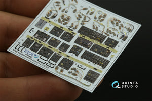 Quinta Studio QD35117 AH-64D Extended forward avionics bays 3D-Printed &amp;amp; colored Interior on decal paper (Meng) 1/35 – Bild 7