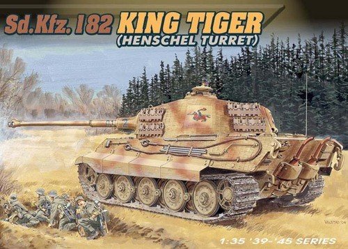 Dragon 6208 Sd.Kfz. Tourelle 182 Kingtiger Henschel (1/35)