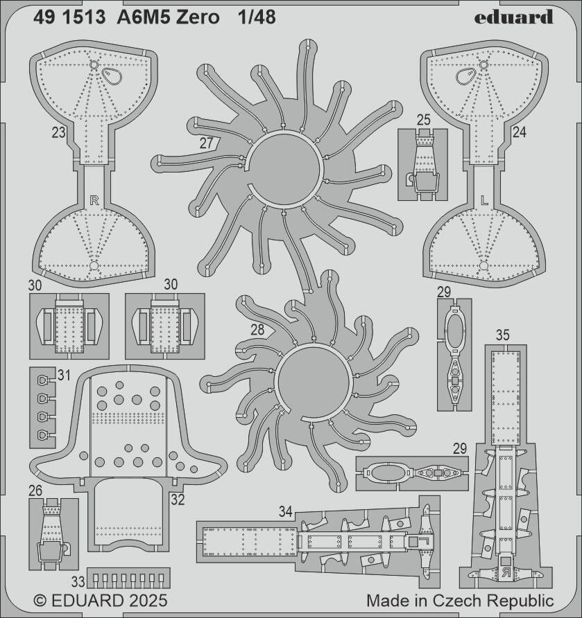 Eduard 491513 A6M5 Zero FINE MOLDS 1/48 – image 2