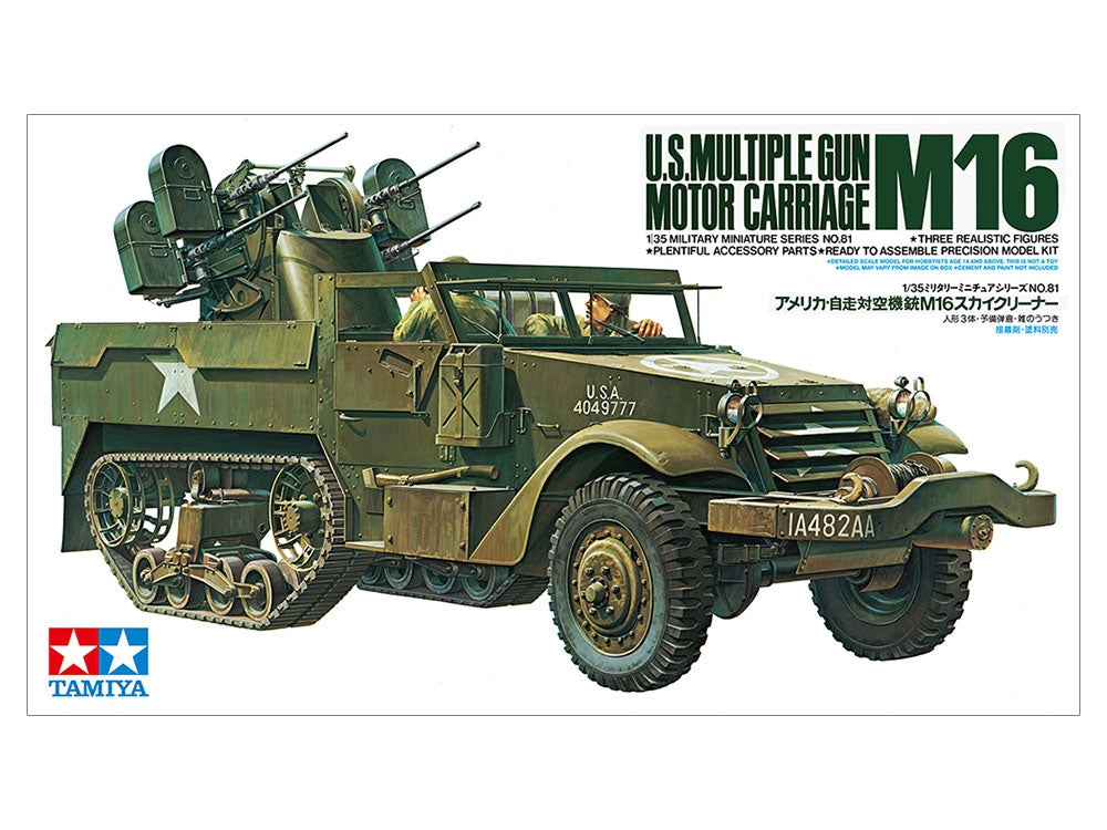 Tamiya 35081 US Multiple Gun Motor Carriage M16 1/35 – imagen 2