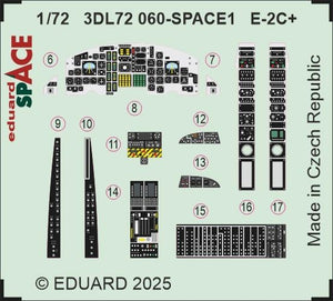 Eduard 3DL72060 E-2C+ SPACE HELLER 1/72 – immagine 3