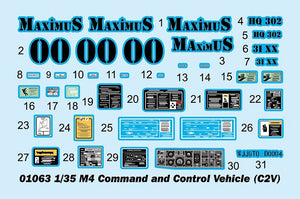 Trumpeter 01063 M4 Command and Control Vehicle (C2V) 1/35 – Bild 4