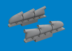 Eduard 672408 Spitfire Mk. V three-stacks exhaust rounded PRINT Tamiya 1/72 – image 4