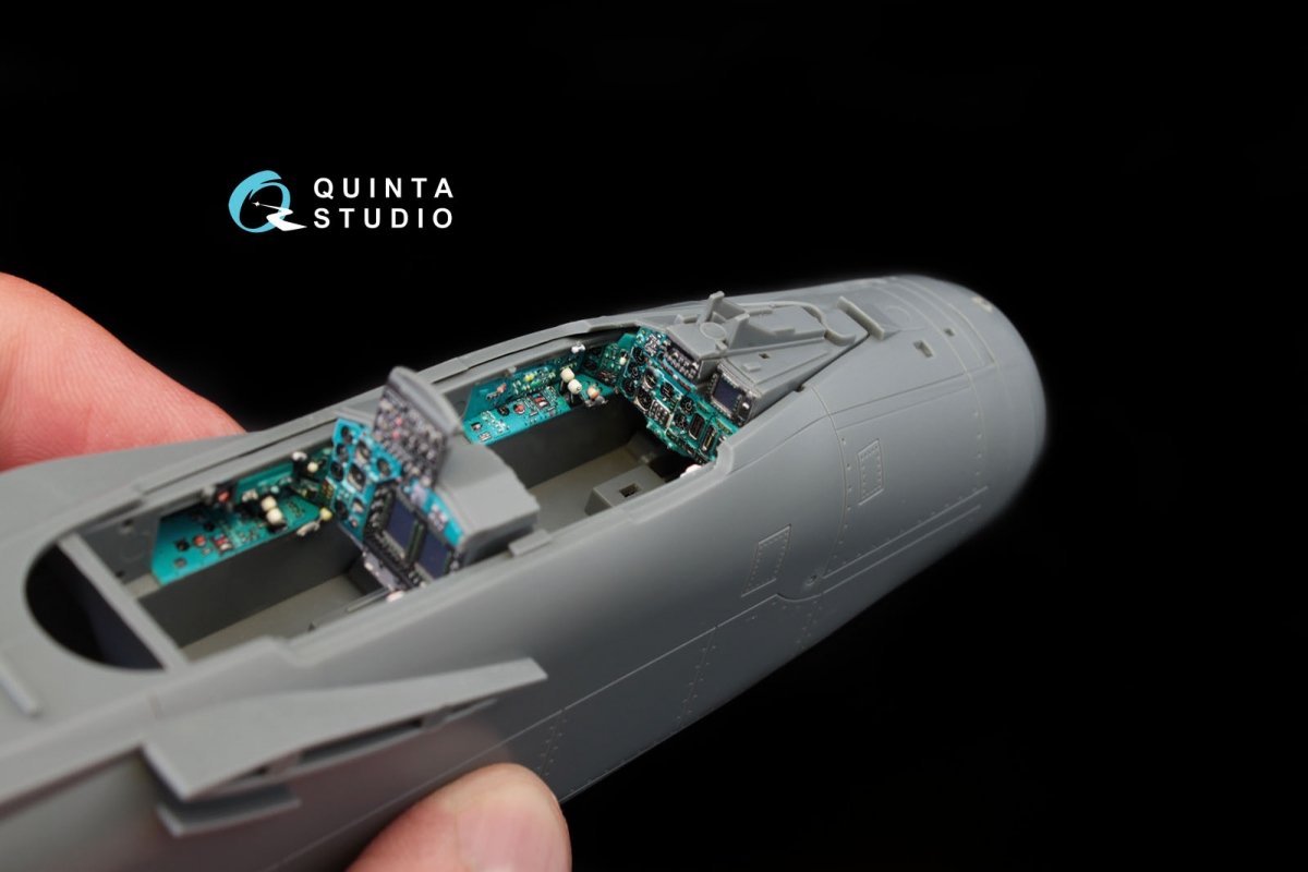 Quinta Studio QD48028 MiG-31BM 3D-Printed &amp;amp; colored Interior on decal paper (for AMK kit) 1/48 – obrázek 2