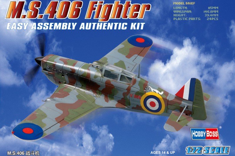 Hobby Boss 80235 French MS.406 Fighter 1/72