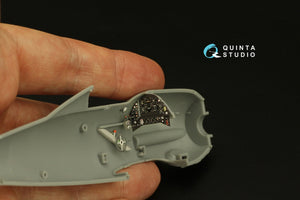Quinta Studio QD48402 Gloster Gladiator MKII 3D-Printed &amp;amp; colored Interior on decal paper (I Love Kit) 1/48 – immagine 7