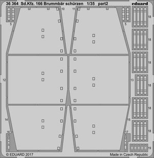 Eduard 36364 Sd. Kfz. 166 Brummbar schurzen TAMIYA 1/35 – Bild 2