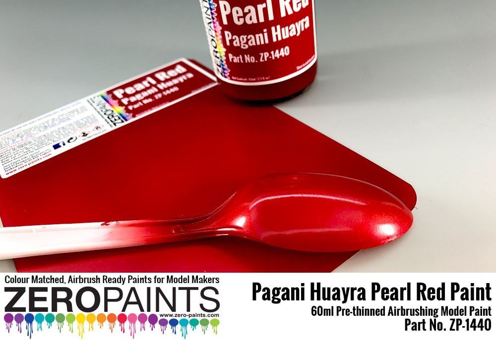 Zero Paints ZP-1440 Pagani Huayra Pearl Red Paint 60ml – Bild 2