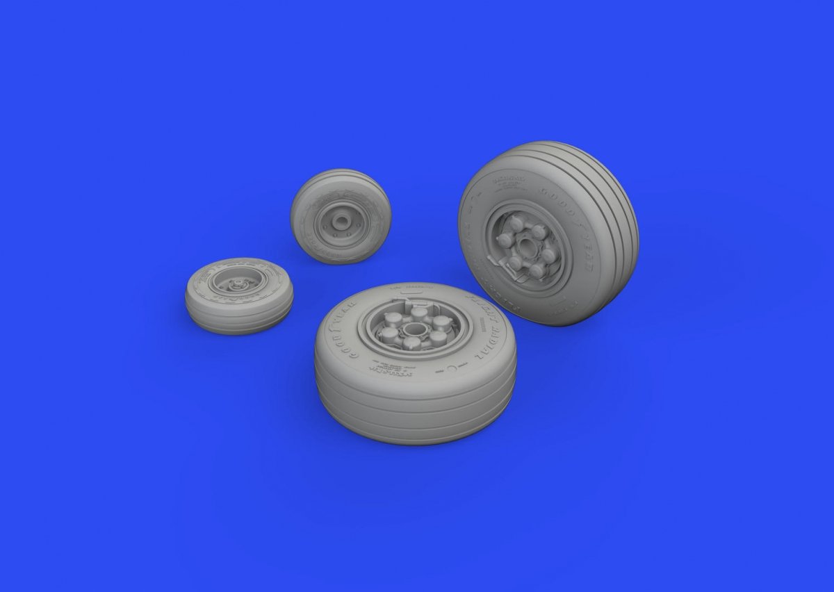 Eduard 632171 Tornado GR.4 wheels ITALERI 1/32 – Bild 2