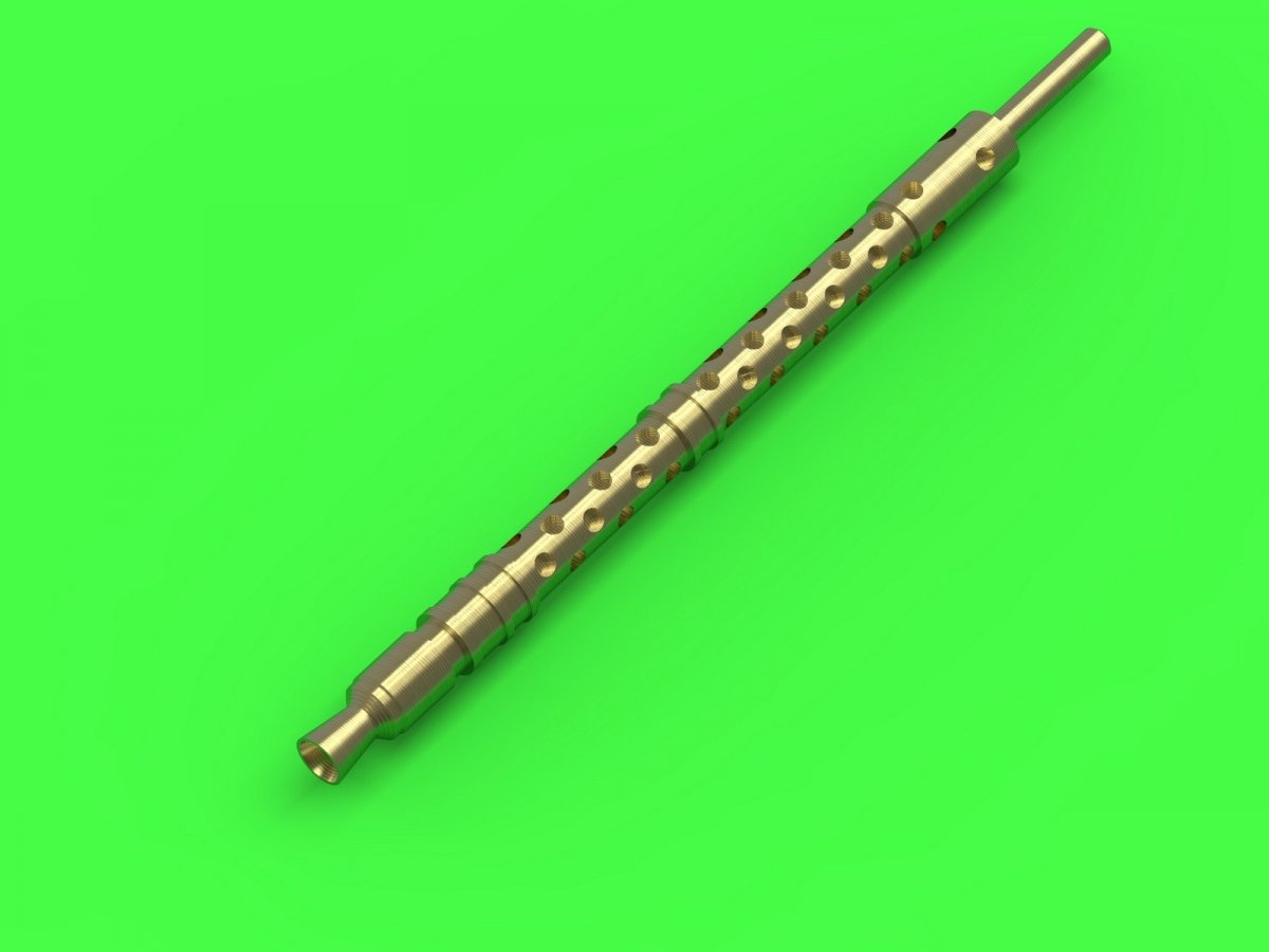 Master GM-72-024 MG-34 (7.92mm) - German machine gun barrels - version with drilled cooling jacket - used by infantry and on early tanks (2pcs) 1/72 – image 2