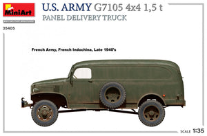 MiniArt 35405 US ARMY G7105 4х4 1.5 t PANEL DELIVERY TRUCK 1/35 – image 7