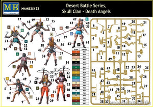 Master Box 35122 Desert Battle Series Skull Clan Death Angels – immagine 2