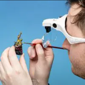 Lightcraft LC1780USB Magnifier Spectacles Headband / Magnifying Glass, Glasses and Headband, 1x, 1.5x, 2x, 2.5x 3.5x – image 5