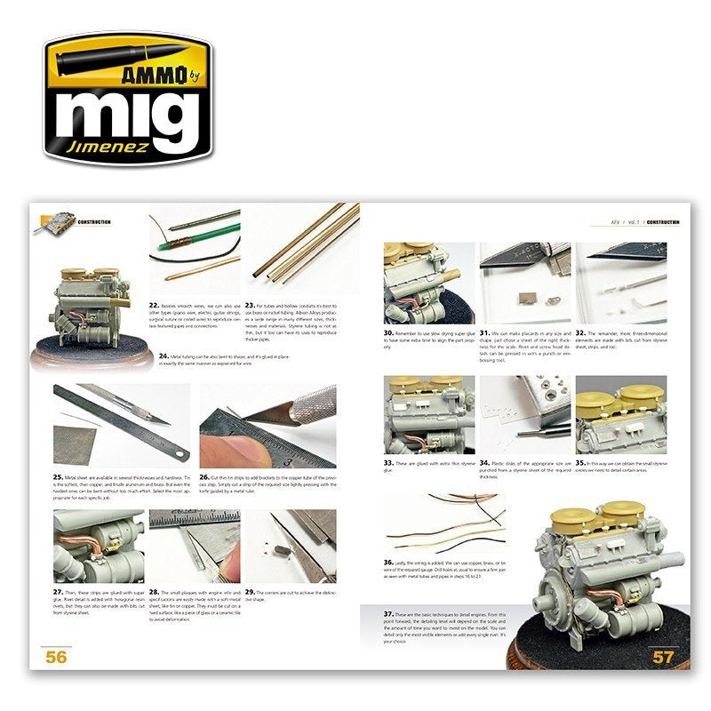 AMMO of Mig Jimenez 6150 ENCYCLOPEDIA OF ARMOR MODELLING TECHNIQUES VOL. 1 – CONSTRUCTION (English) – imagen 2