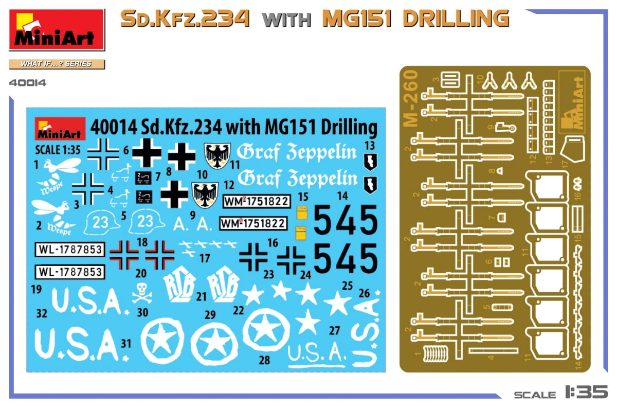 MiniArt 40014 Sd.Kfz.234 WITH MG151 DRILLING 1/35 – image 2