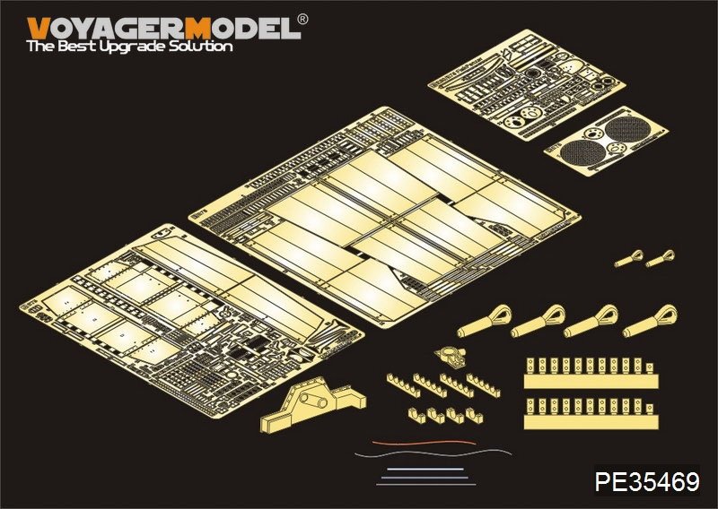 Voyager Model PE35469 WWII German E-75 FlaKpanzer for TRUMPETER 01539 1/35
