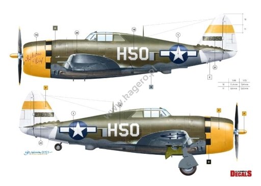 Kagero KD48006 Republic P-47 Thunderbolt D 1/48 – image 4