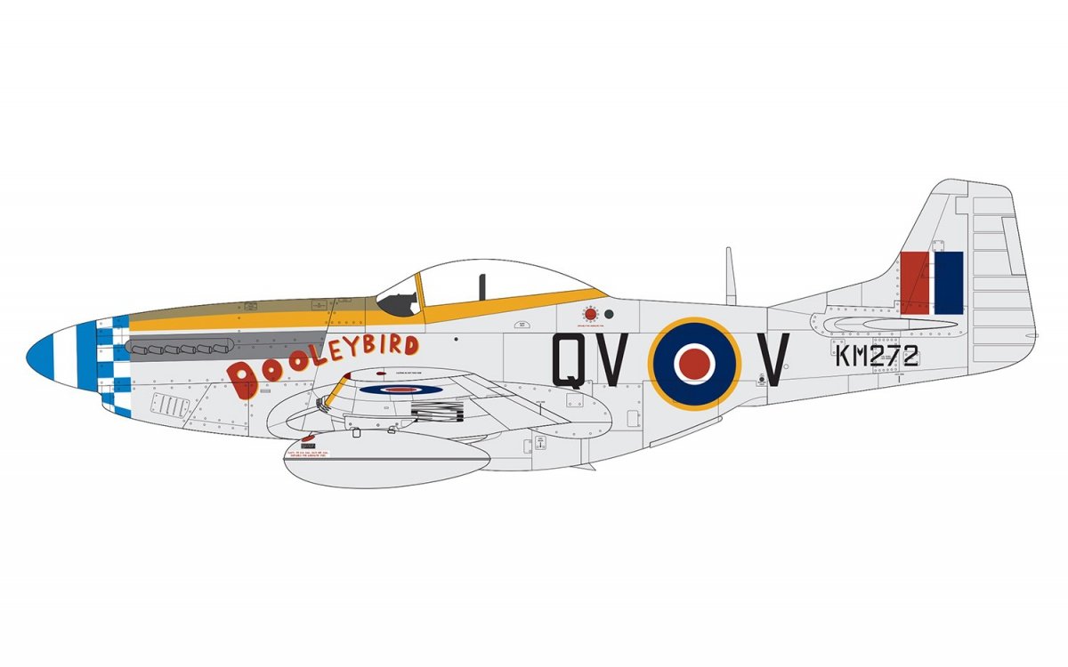Airfix 05137 North American Mustang Mk.IV™ 1/48 – immagine 3